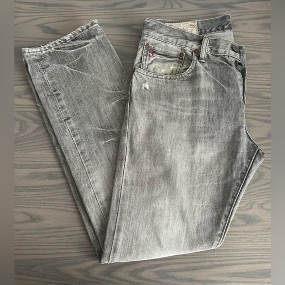 POLO RALPH LAUREN MENS VARICK SLIM STRAIGHT JEANS 31/30